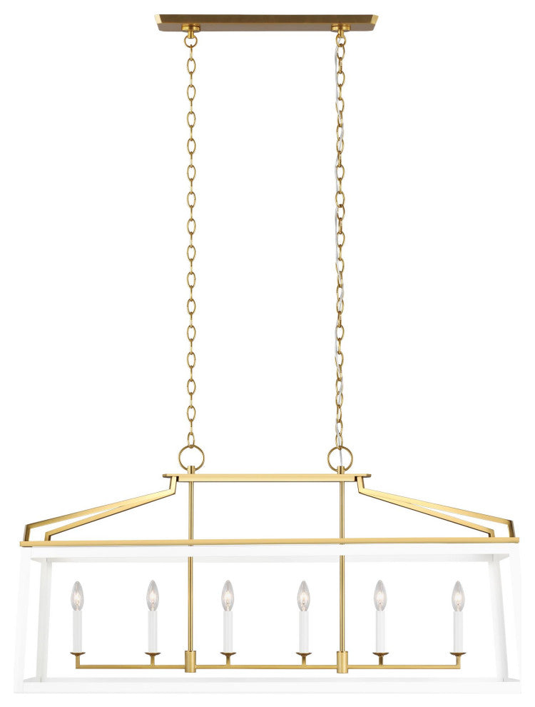 Carlow Linear Lantern, Matte White
