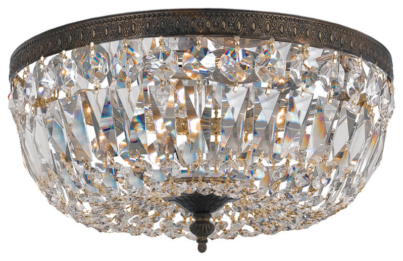 Crystorama Lighting Group 716-CL-MWP Ceiling Mount 3 Light 16"W - English