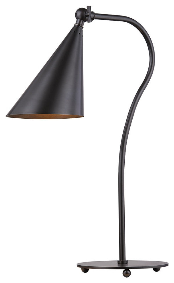 Mitzi HL285201 Lupe 1 Light 21" Tall Gooseneck Table Lamp - Old Bronze