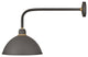 Hinkley Foundry 1-Light Outdoor Wall Mount Lantern, Museum Bronze