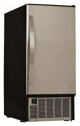 EdgeStar IB450 15"W 25 Lbs. Capacity Built-In Ice Maker - Stainless Steel
