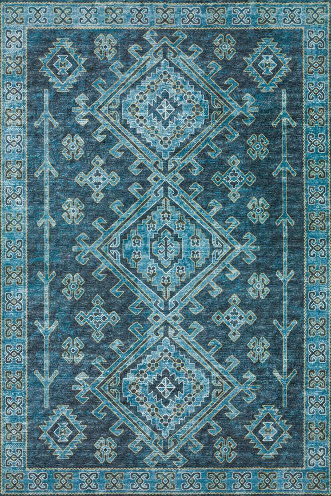 Dalyn Brisbane BR2 Navy 2'3"x7'6" Runner Rug