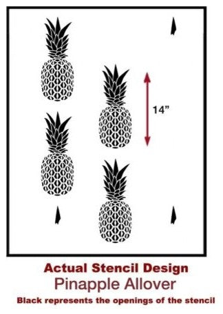 Pineapple Allover Stencil