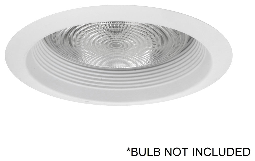 6 in. Airtight Recessed Cone Baffle Trim, Fits 6 inch Housings, White, Dry Location Rated