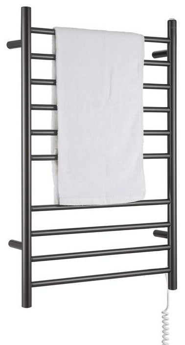 Novara Dual 10-Bar Wall Mount Towel Warmer, Oil Rubbed Bronze