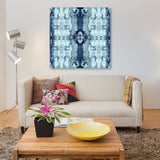 "Patterns In Blue" by Ellie Roberts, Canvas Print, 26"x26"