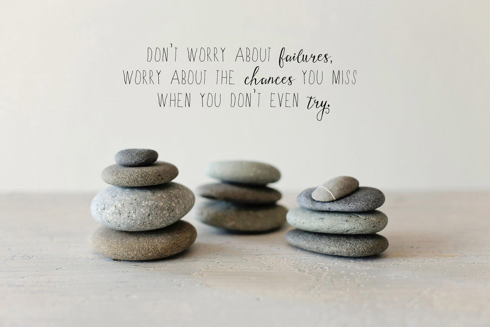 Marmont Hill, "Balancing Rocks" by Sylvia Cook Painting on Wrapped Canvas, 30x20