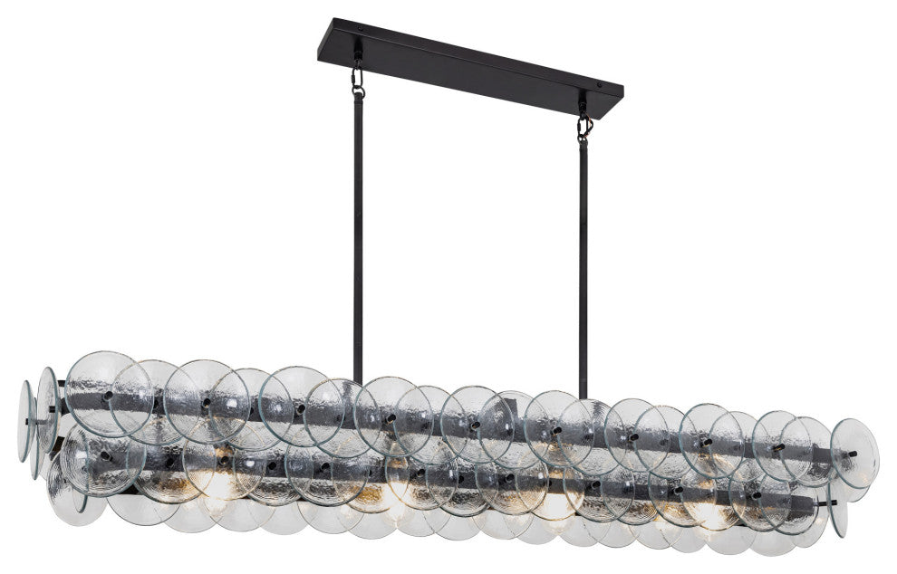 Maxim 21826 Loren 4 Light 54"W Linear Pendant - Gunmetal
