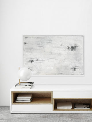 "Present Camp" Floater Framed Painting Print on Canvas