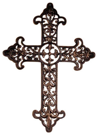 Fleur De Lis Iron Cross