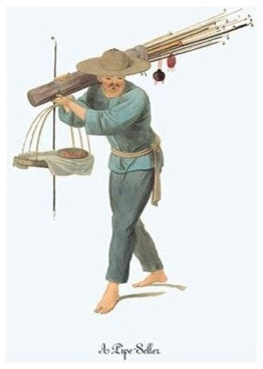 A Pipe-Seller- Fine Art Giclee Print 24" x 36"