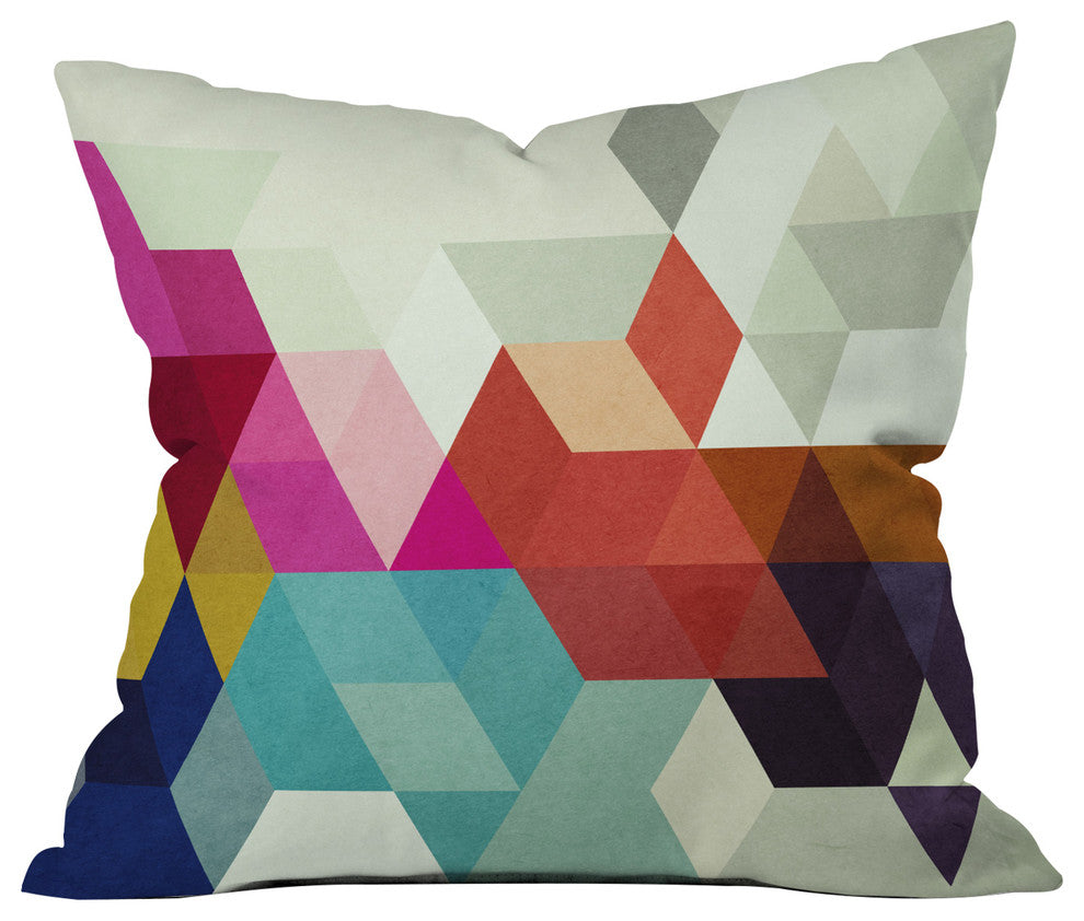 Three of The Possessed Modele 7 Throw Pillow, 20"x20"