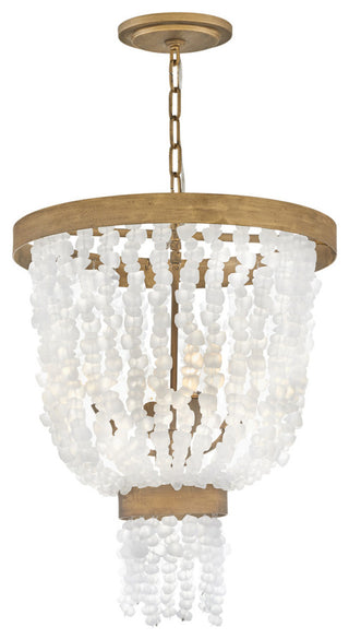 Fredrick Ramond FR30204 Dune 4 Light 18"W Beaded Waterfall - Burnished Gold