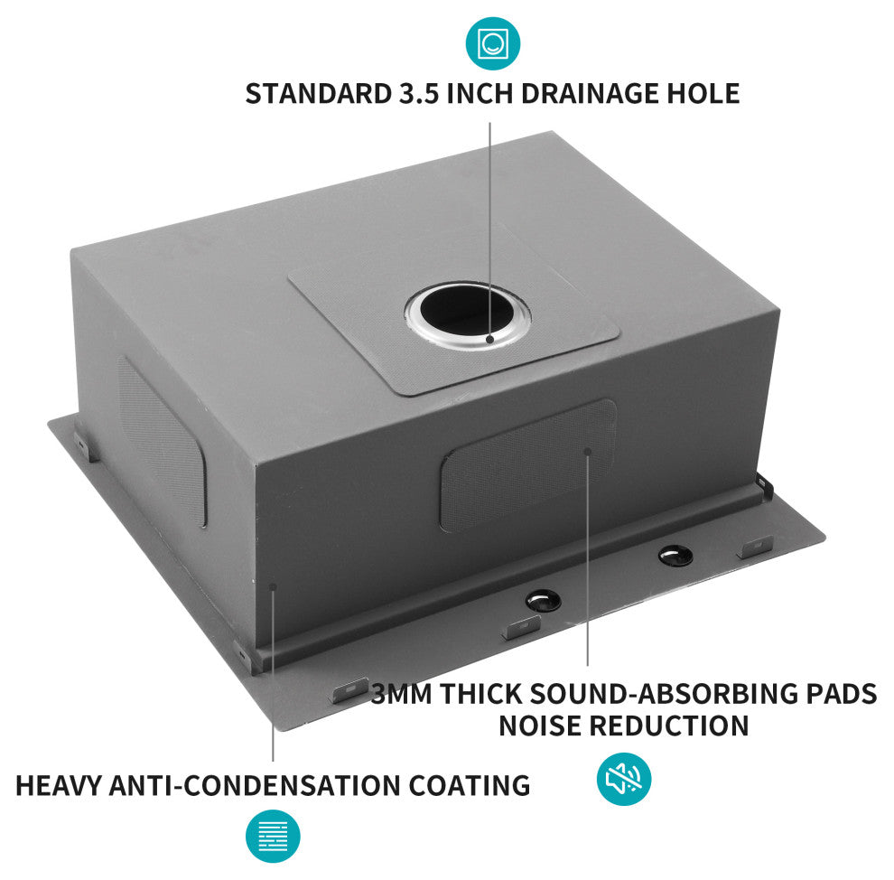 Stainless Steel 30 in. Single Bowl Drop-In Kitchen Sink with Workstation