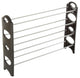 Stackable Shoe Rack 4-Tier Freestanding Organizer for Closets or Entryway