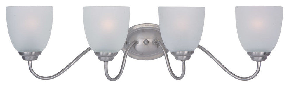 Maxim Lighting Stefan 4-Light Bath Vanity, Satin Nickel