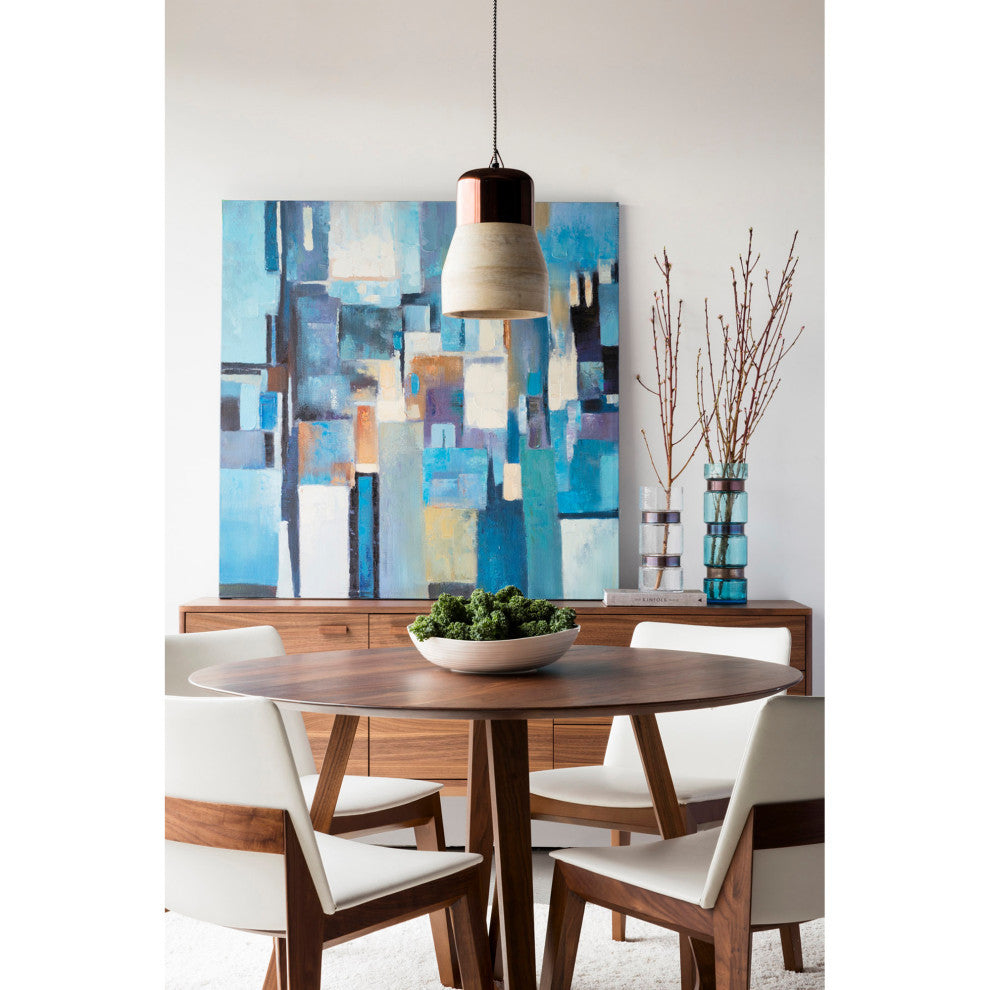 Godenza Dining Table Round, Walnut