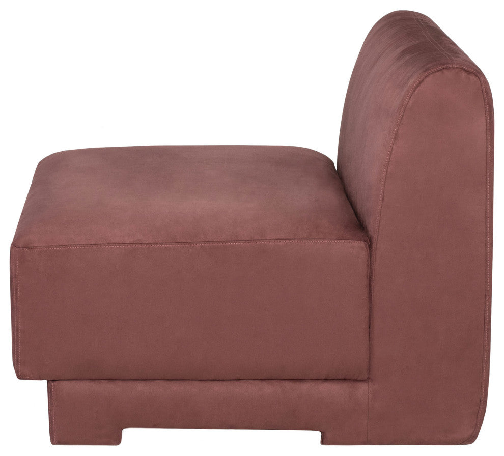 Seraphina Chianti Microsuede Fabric Modular Sofa, HGSN394