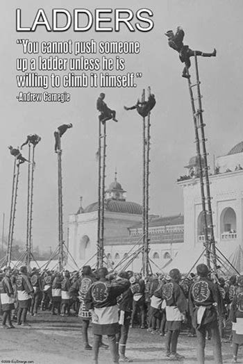 Ladders - Canvas Poster 20" x 30"