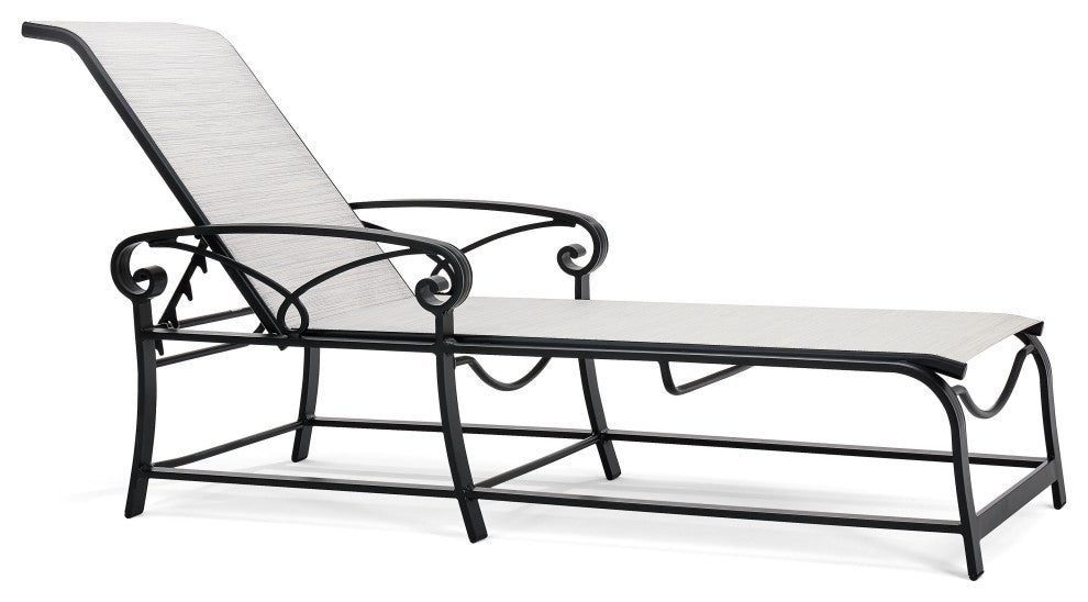 Palazzo Sling Adjustable Chaise With Aluminum Frame