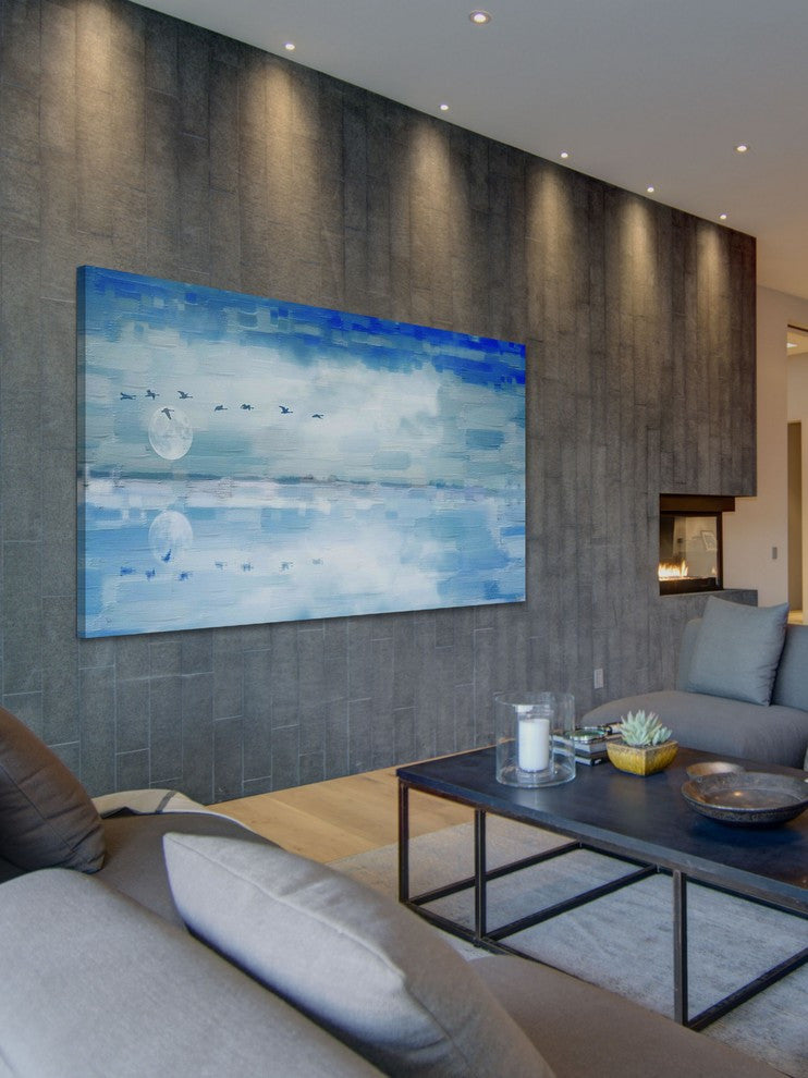 "Huntingdon" Print on Canvas, 24"x12"