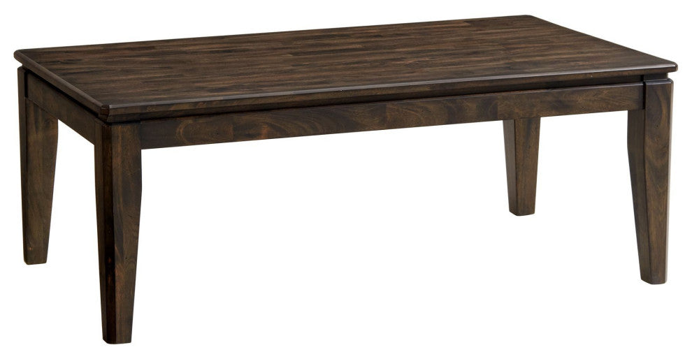 Kauai 50" Wide Coffee Table, Brushed Mango Wood