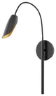 Fredrick Ramond Bowery Large Swing Arm Single Light Sconce, Black*
