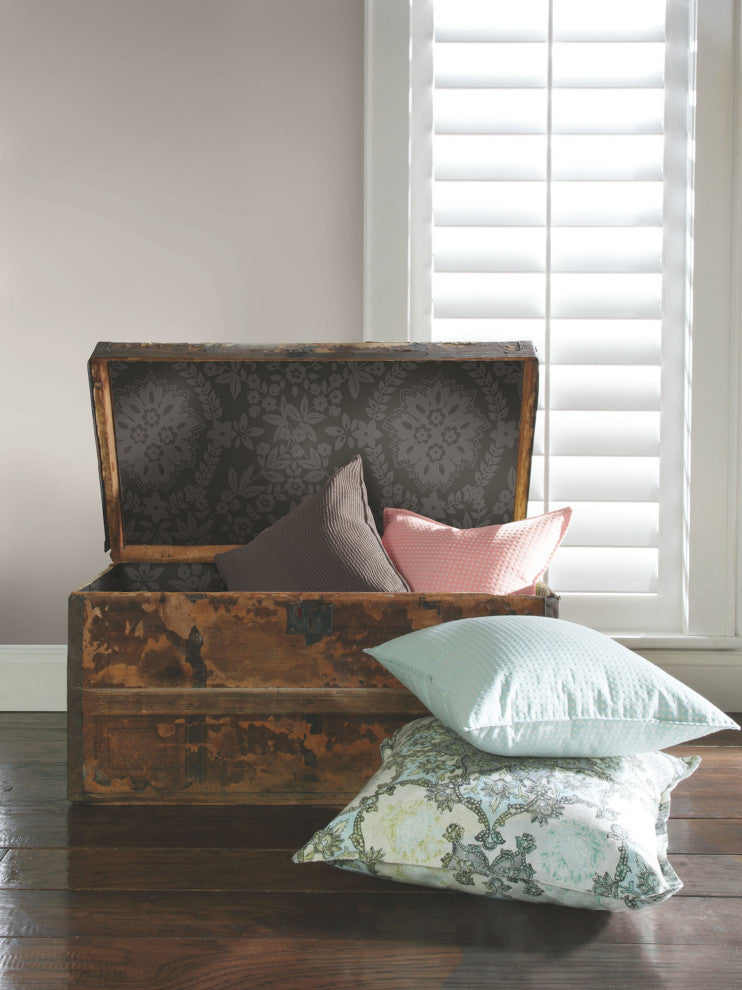 Boho Baroque Damask Peel & Stick Wallpaper