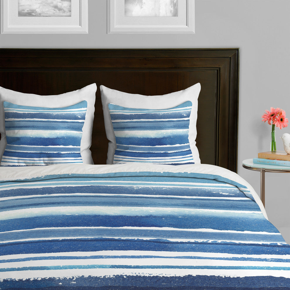 Deny Designs Kerri Satava Caribbean Shore Duvet Cover-Lightweight