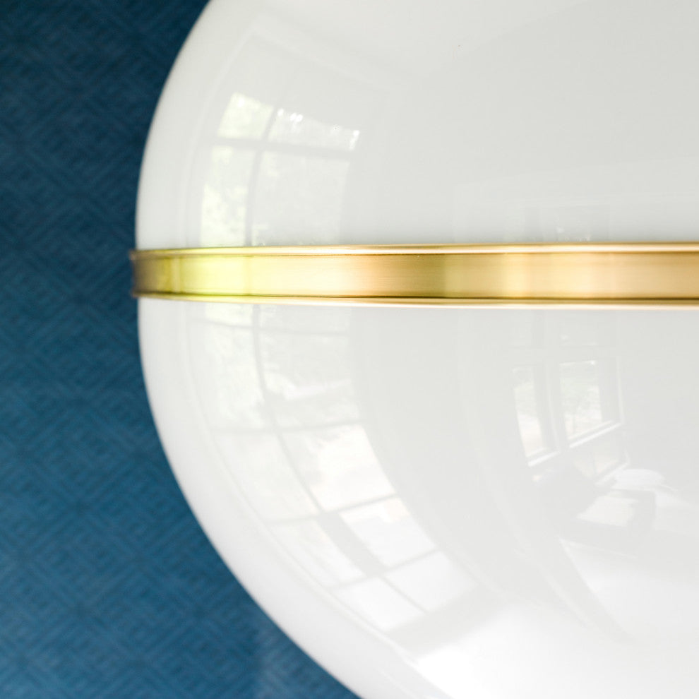 Brian Patrick Flynn for Crystorama Truax 3-Light Aged Brass Chandelier, Aged Bra