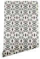 Deny Designs Holli Zollinger Geo Mudcloth Wallpaper, Black, 2'x10'