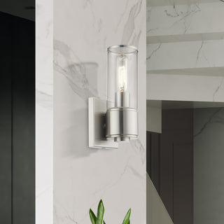 Quincy 1-Light Brushed Nickel ADA Sconce
