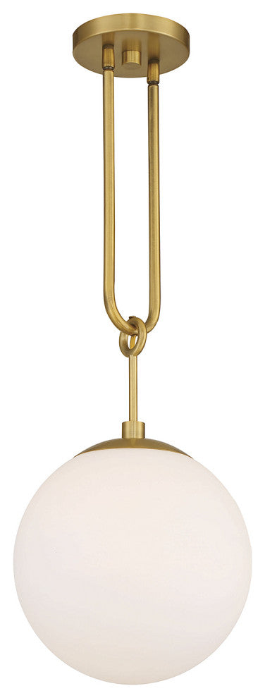 Becker 1-Light Warm Brass Pendant