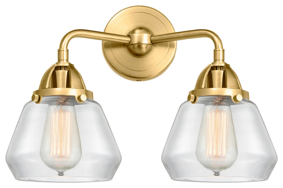 Innovations 288-2W-SG-G172 2 Light 14.75" Bath Vanity Light, Satin Gold