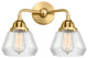 Innovations 288-2W-SG-G172 2 Light 14.75" Bath Vanity Light, Satin Gold