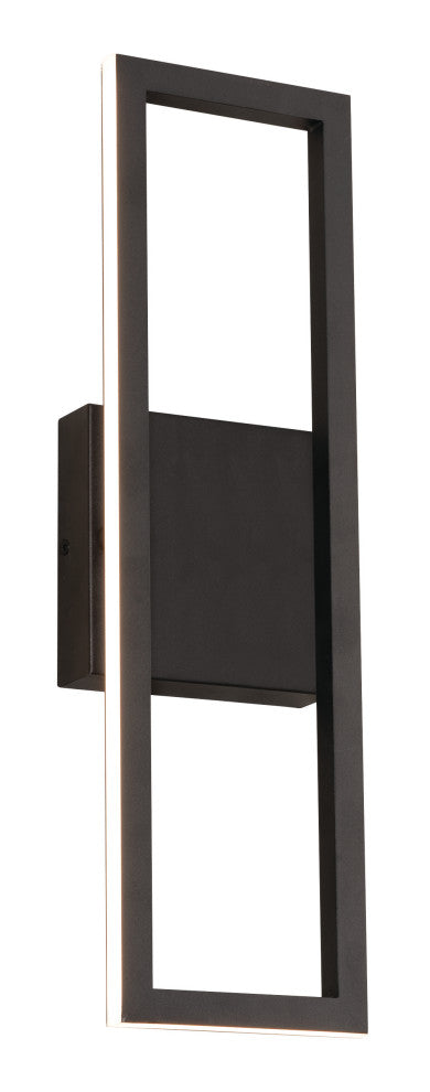 Cole Sconce, LED 19W, 1550 LM, 120V, Black
