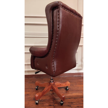 Infinity Genuine Leather Tufted Executive Chair
