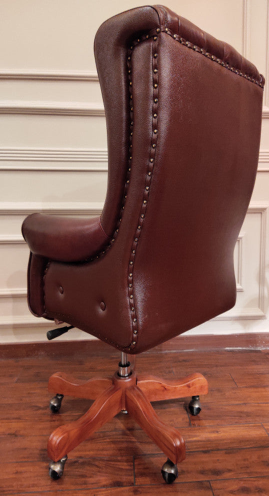 Infinity Genuine Leather Tufted Executive Chair