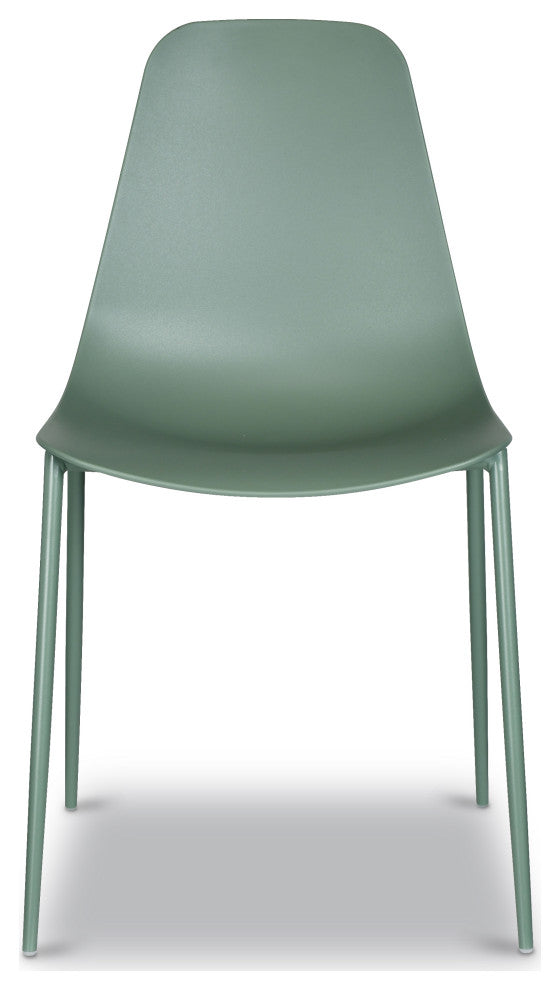 Poly and Bark Isla Chair, Pistachio Green, Set of 4
