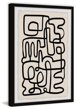 "Critical Guide" Framed Painting Print, 24x36