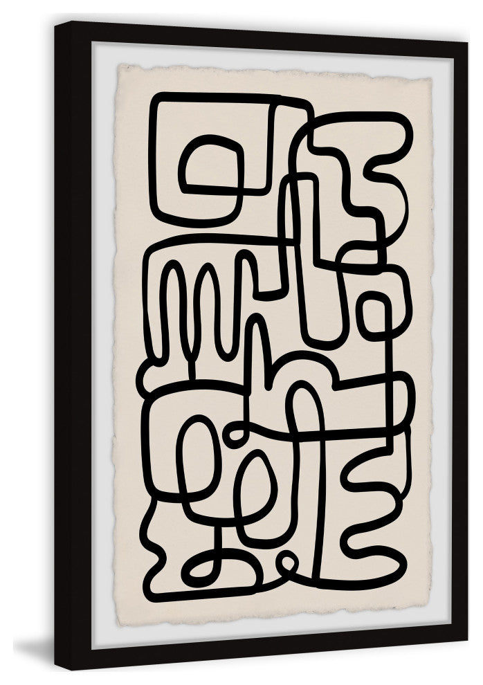 "Critical Guide" Framed Painting Print, 24x36