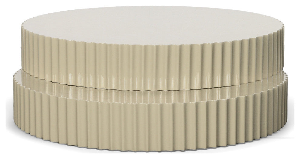 Modrest Jacinto Modern Round Coffee Table