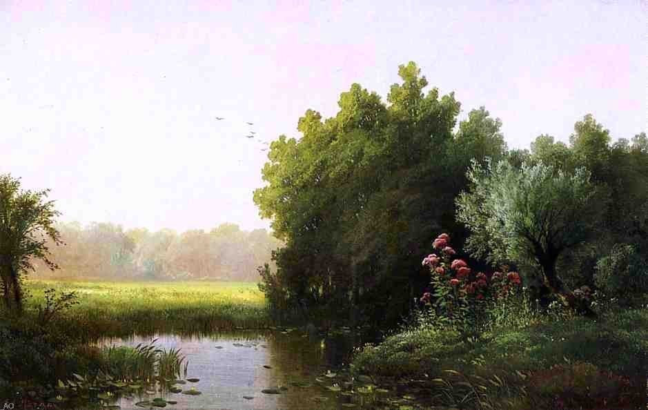 Edward Moran Summer, Gallery Wrapped Canvas Print, 18"x27"