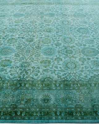 Fine Vibrance, One-of-a-Kind Hand-Knotted Area Rug Green, 8'2"x10'5"