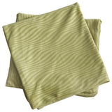 Sculpted Flannel Pillow Shell 2 Piece Set, Green, 14" X 26"