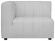 First of A Kind Lyric Arm Chair Left Oatmeal