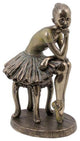 Watch and Learn Ballerina on Stool Statue