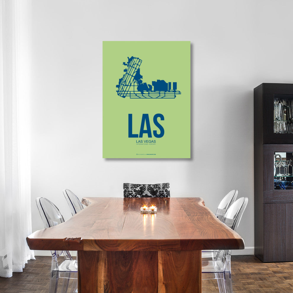 "LAS  Las Vegas Poster 2" Fine Art Print