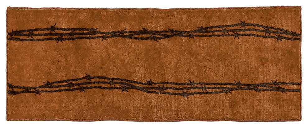 Barbwire Print Rug