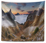 Beautiful Summer Panorama Landscape Wall Tapestry, 80"x68"